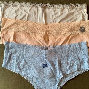 NWT - 3 pairs Aerie Cheeky Size L